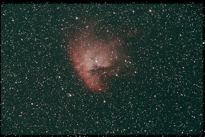 Pacman Nebula 60s (2025_08_30 02_20_07 UTC)