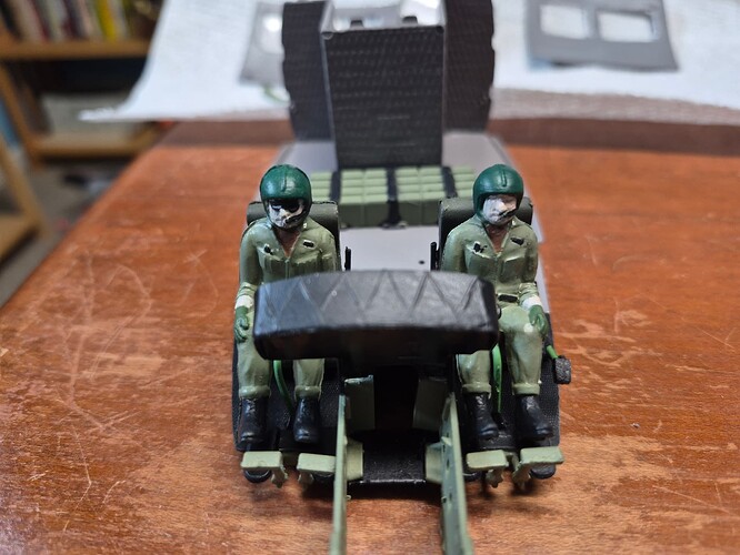 pilots in cockpit