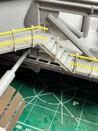 Stairs Outer Rail Installed