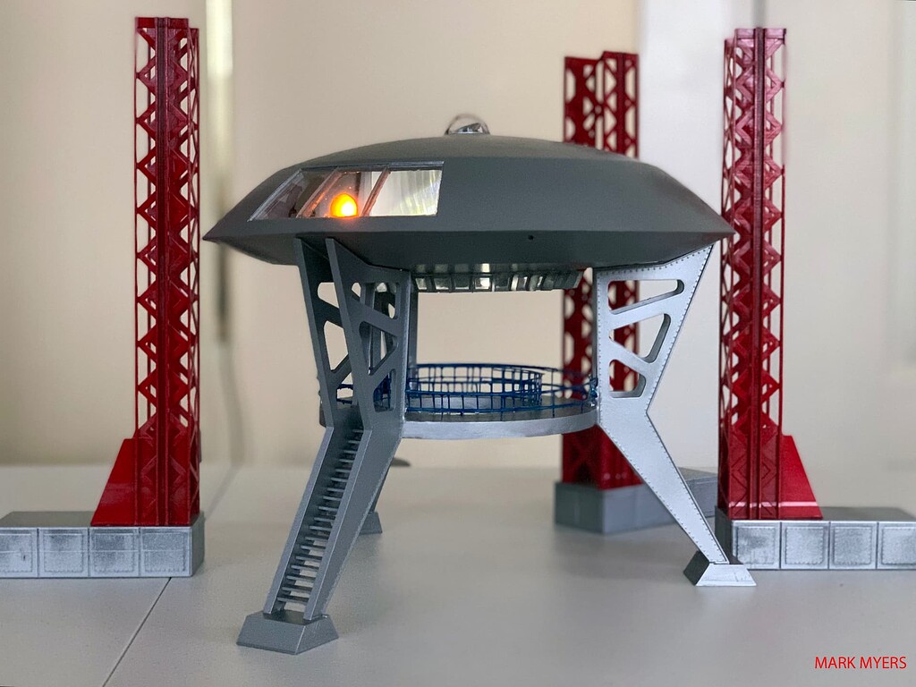 GEMINI 12 (Jupiter 2) Launch site diorama - Science Fiction