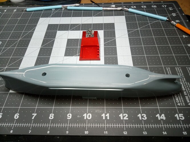 assembled hull bottom