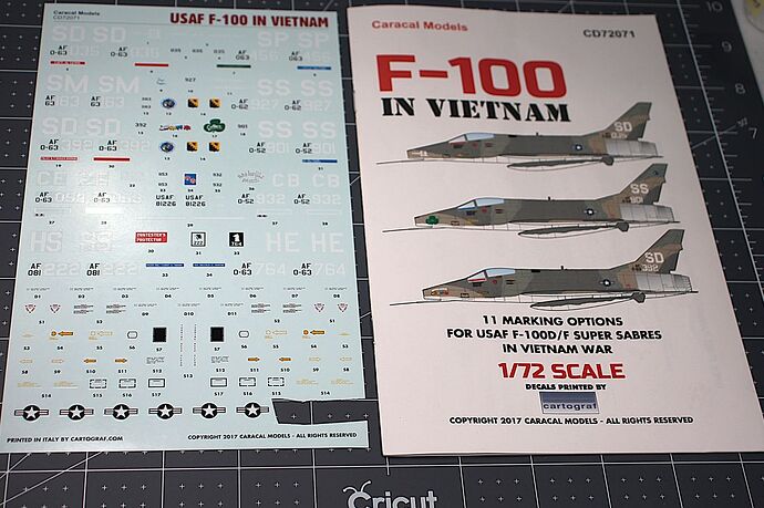 Caracal F-100 decals