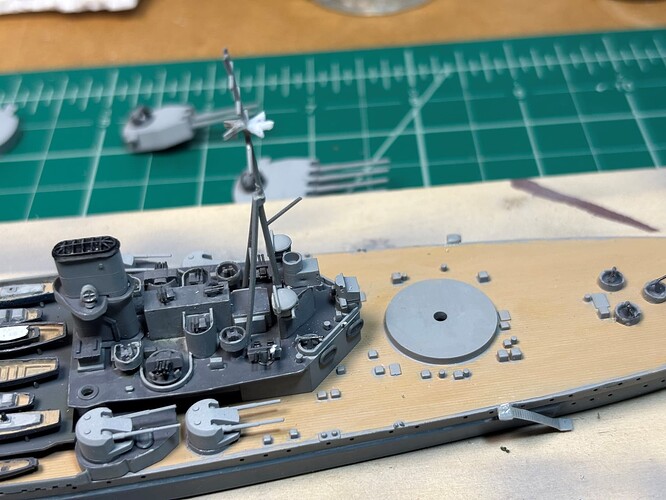 KGV Mainmast in Work