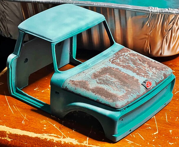 1965 Ford F-100 Diecast Truck Project Paint Job Attempt #2 C