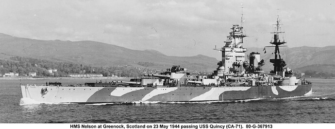 HMS Nelsonx -23 May 44