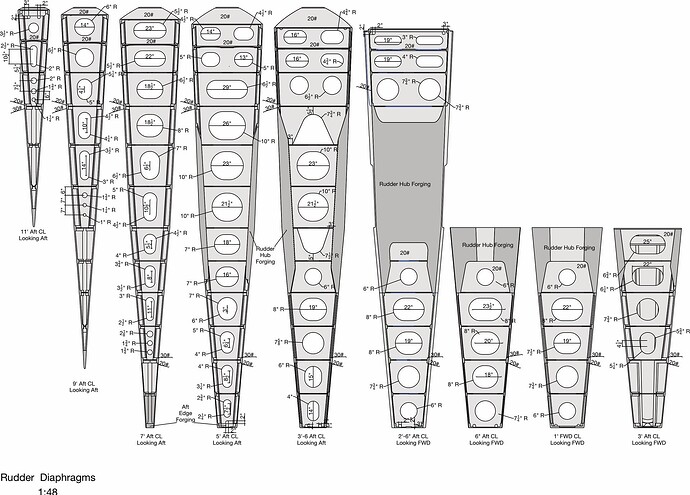 Rudder Cross Sections p2