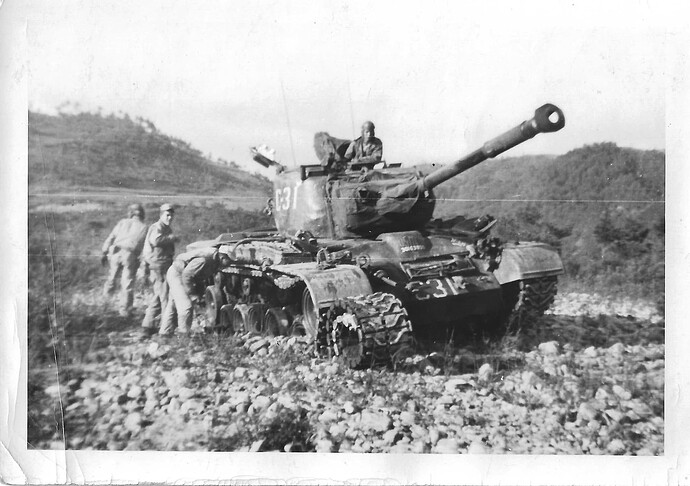 Korea Tank Mine Strike