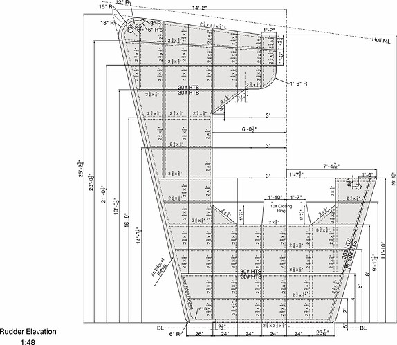 Rudder Elevation