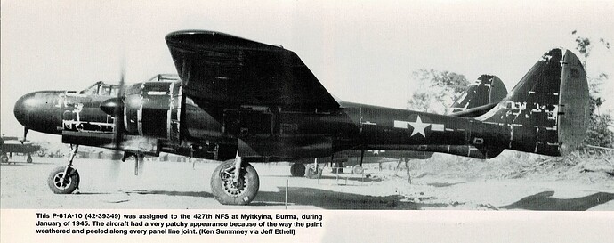 A 016 P-61 Weathering