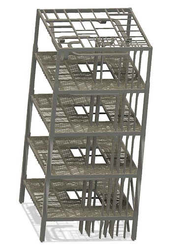 3D Structure and Cable Trays