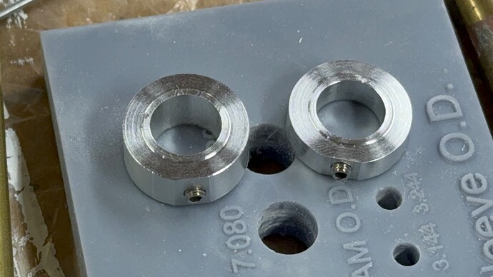 SG Thrust Collars Done.