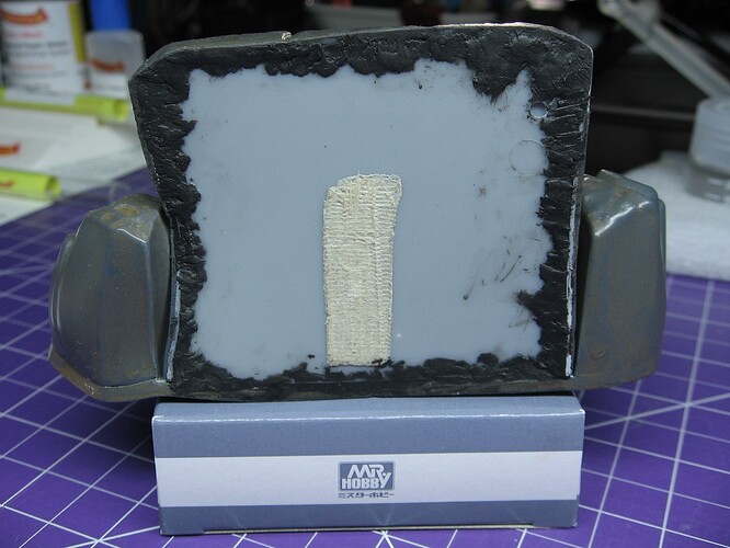 Base, Distorted, Milliput Gap Fill