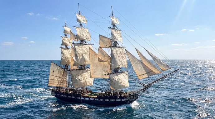 On the water
