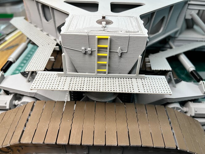 Test Ladder set in place