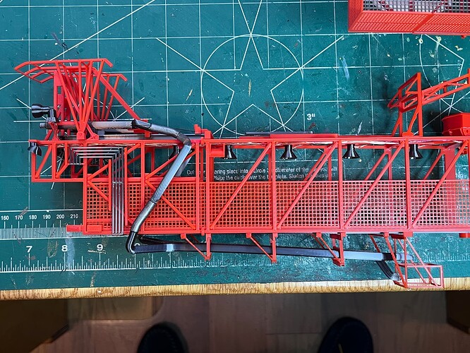 SA6 Left Side Pipes Extended