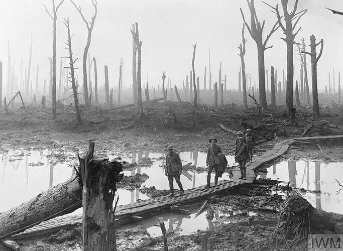 australian-troops-in-remains-of-chateau-wood-29-oct-1916-ciwm-eaus-1220