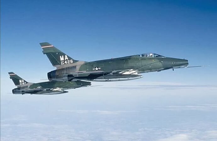 F-100D MA ANG -Barnes AFB Westfield MA 1971-1979