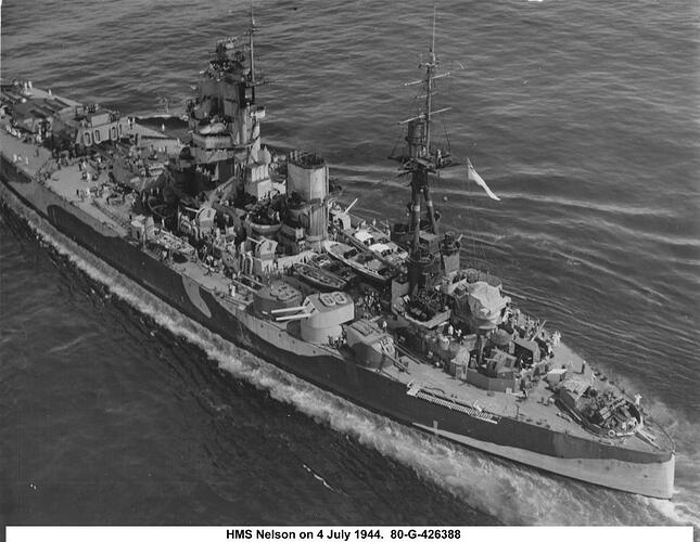 HMS Nelson4 Jul 44