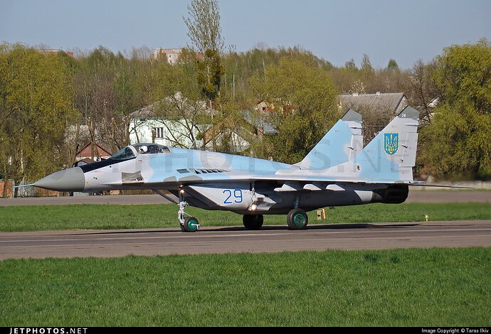 mig-29 mu1 - 29 blue
