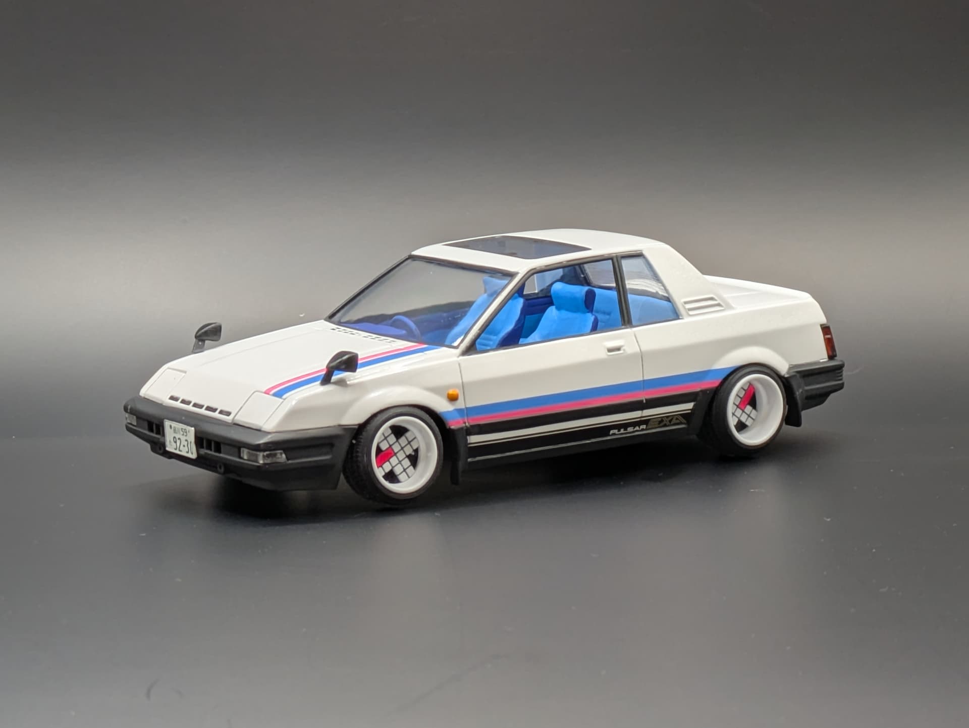 Retrowave 1983 Nissan Pulsar from Aoshima - Autos