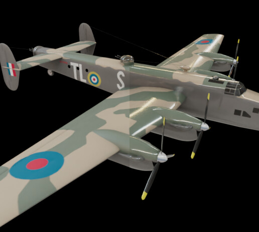 Quick 3D render of a plane asset I had laying around, comparison high vs low roughness.
