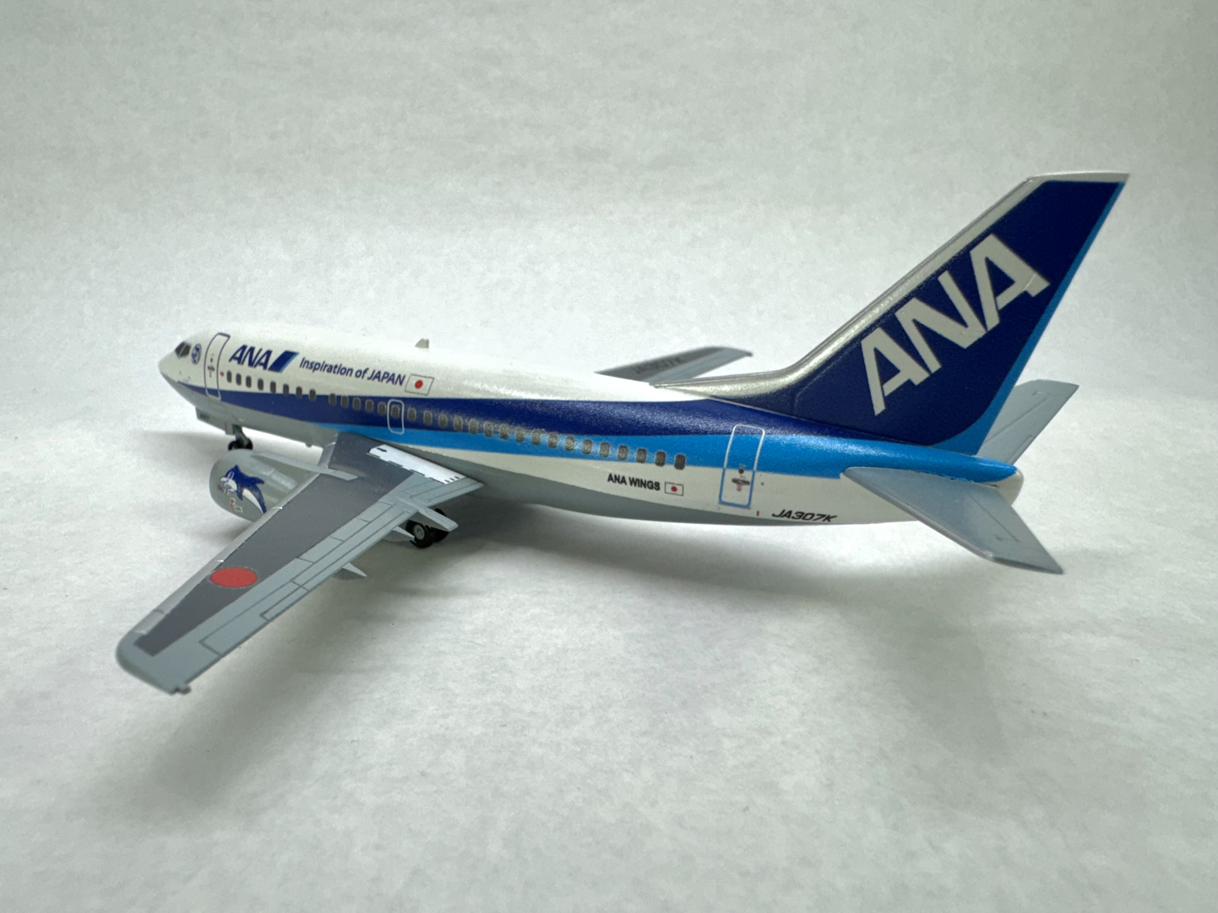 航空機・ヘリコプター ANA B737-500 JA307K 1/200 Super Dolphin 1/200 ANA 737-500 