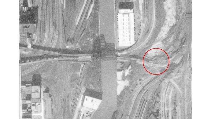 Aerial Map with Circle