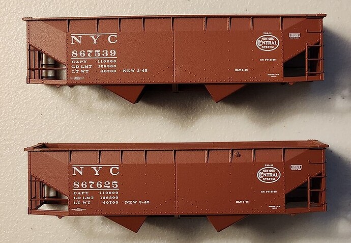 Accurail NYC Twin hopper