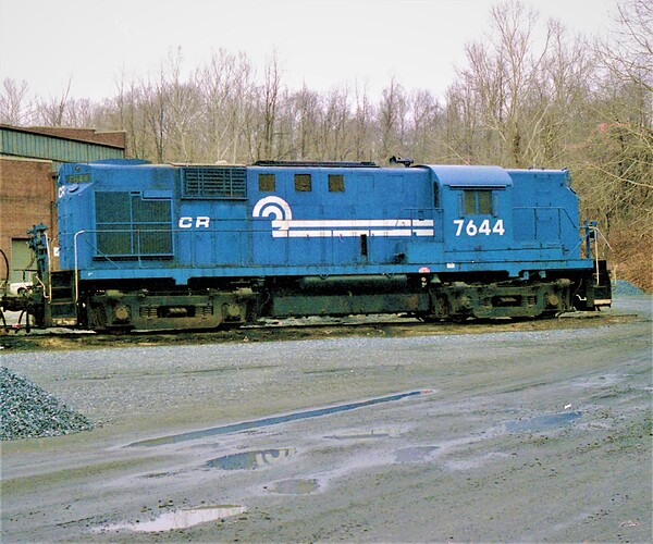Photo 21. RS-11 #7644 at Allentown Yards, PA. March 1980