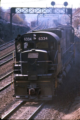 PC. Alco C-636 #6334 at Benny, 10-13-74