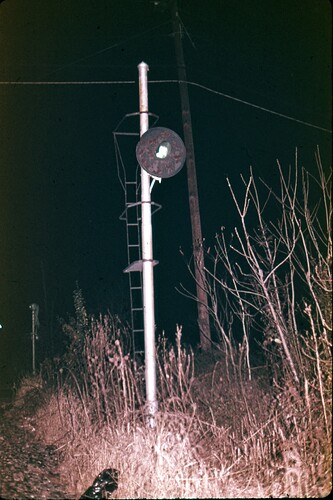 Photo 107. Clear signal eastbound at Prospect Ave. Pisc, NJ. November 1980