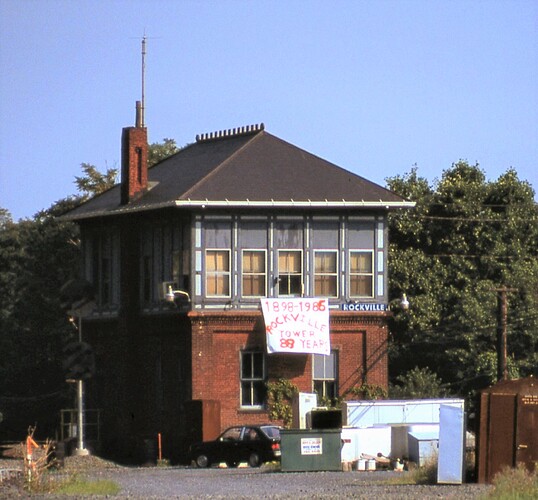 CR. Rockville Tower. 1898 to 1986. Aug 1986 (2)