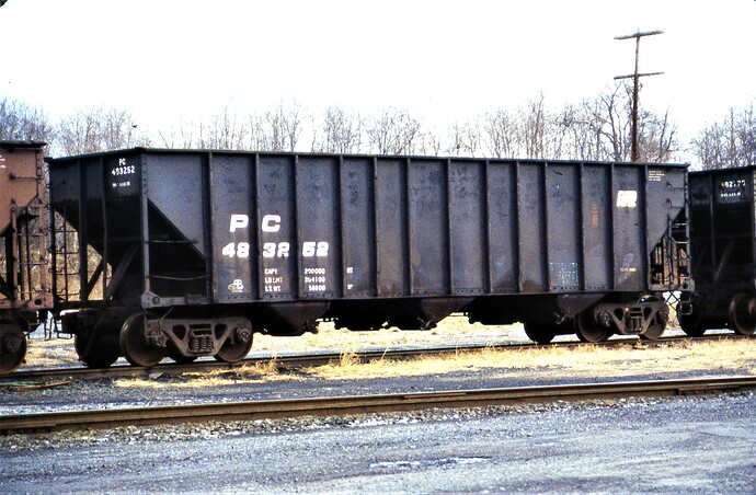 CR. PC hopper #483252. Altoona scrap line. 11-87