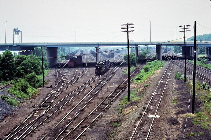CR. Enola yards on hazy July 15, 1976