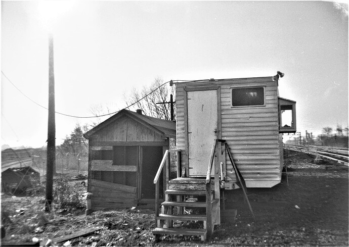 CNJ. RK Tower, eastbound side of area. Dec. 1969
