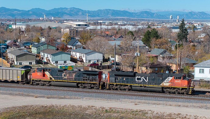 20251114s CN 8840 SD70M-2 UP coal empty Denver CO_0018_D copy