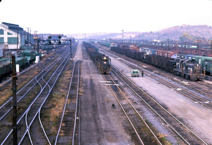 Photo 13. Altoona, PA at Works tower foot bridge. 10-13-74