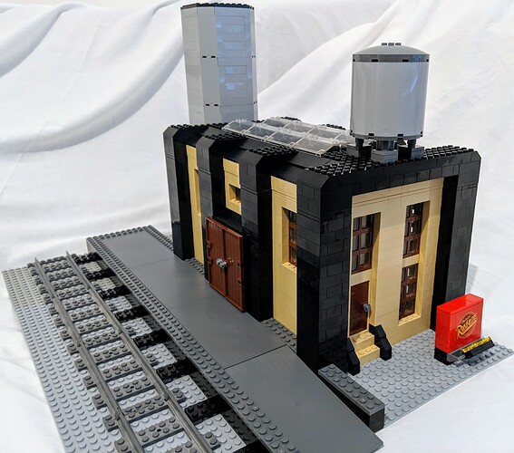 1950's modular Rust-eze factory - front