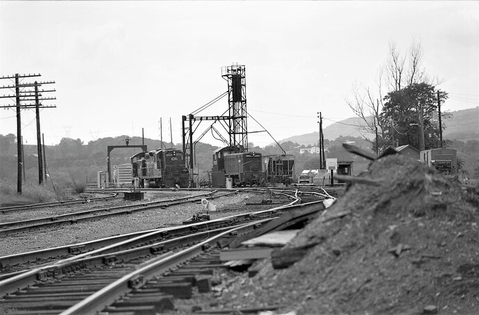 Conrail. Engine terminal. Cresson, August 17, 1978