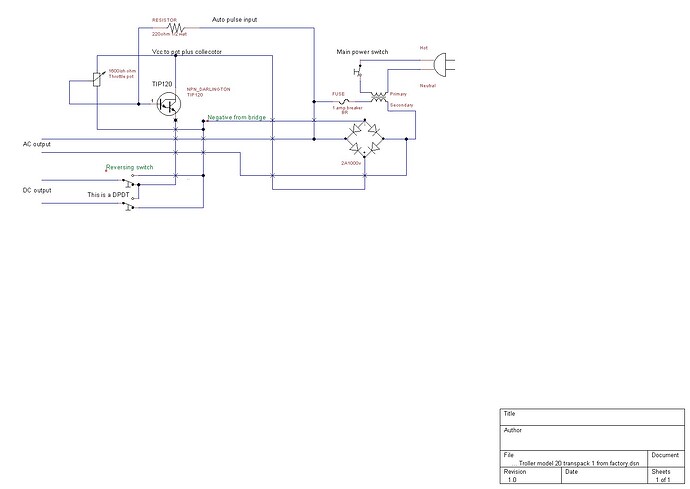 Troller model 20 transpack 1 from factory