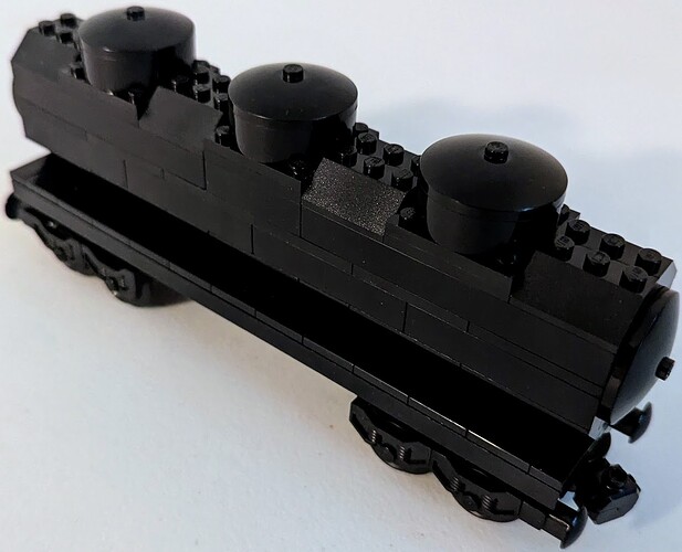 Union Tank Line triple dome railroad tank car - real world MOC v2