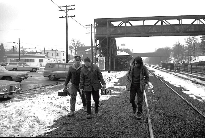 CNJ. Ed Kaspriske, Bud Rothaar & George Hiotus. Fanwood, NJ. February 1972