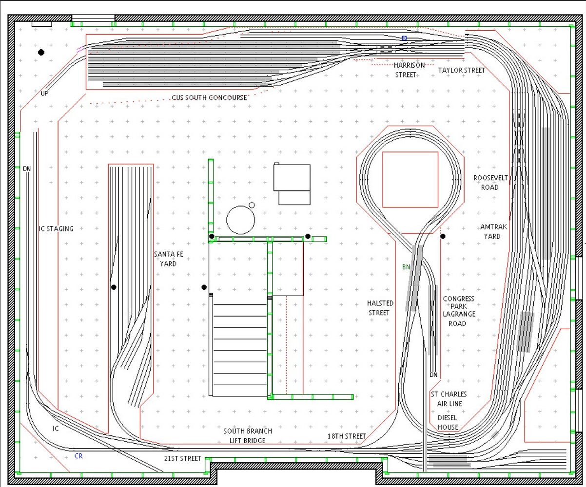 Homage to Fred Soop and his Chicago Amtrak Layout - Layouts and layout ...