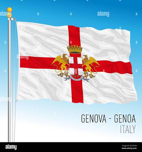 city-of-genoa-official-flag-liguria-italy-vector-illustration-2CC2N1B
