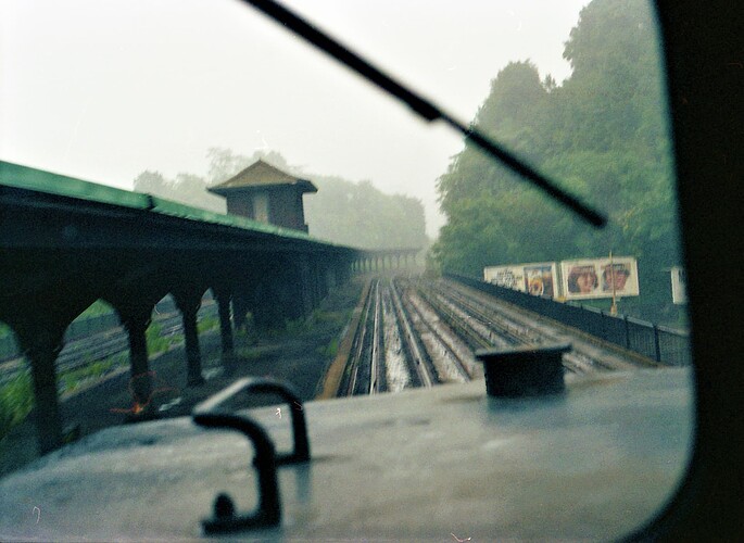 Photo 38. Easton, PA. View from cab of #3233 ALOI. August 12, 1978