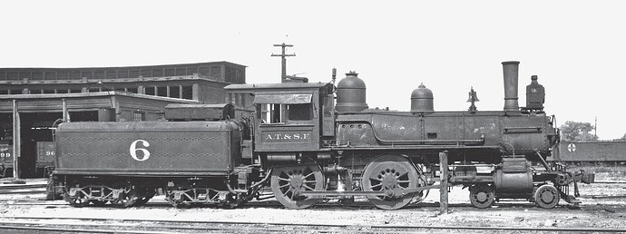 AT&SF #6 in 1921, Bakersfield