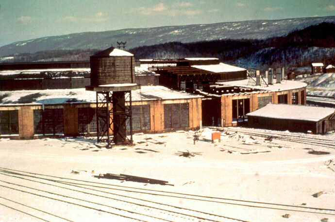 PRR Roundhouse No. 2 car shop demolition Dec 18 1960 1024x