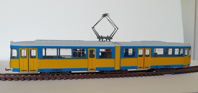 Rivarossi HR2375 Tram Düwag Gt6 Version Gotha 579 GDR 2
